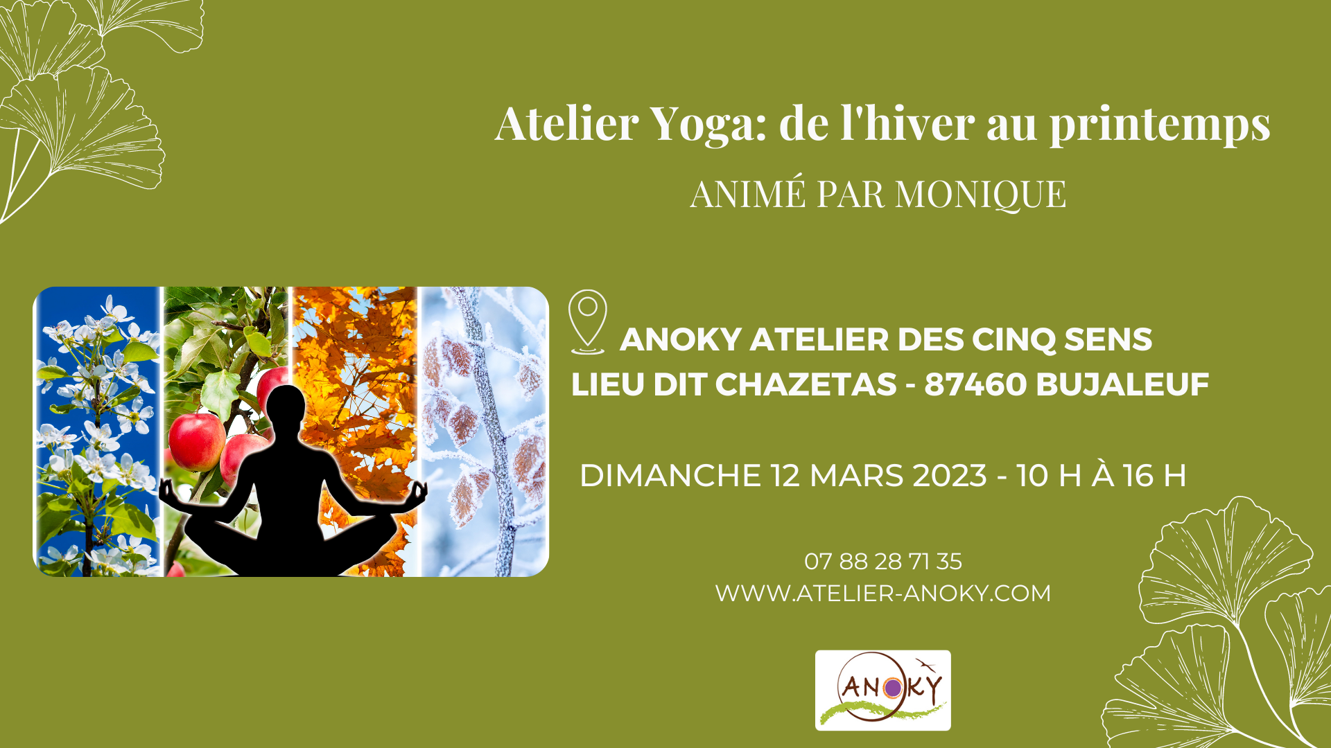 anoky atelier des 5 sens atelier dim 12 mars bujaleuf