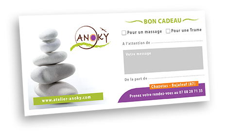 bon cadeau anoky